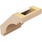 Ekena Millwork 5-inch W x 6-inch D x 6-inch H Pescadero Rough Cedar Woodgrain TimberThane Knee Brace, Primed BRCUR05X06X06PECRCPR - alternate 4